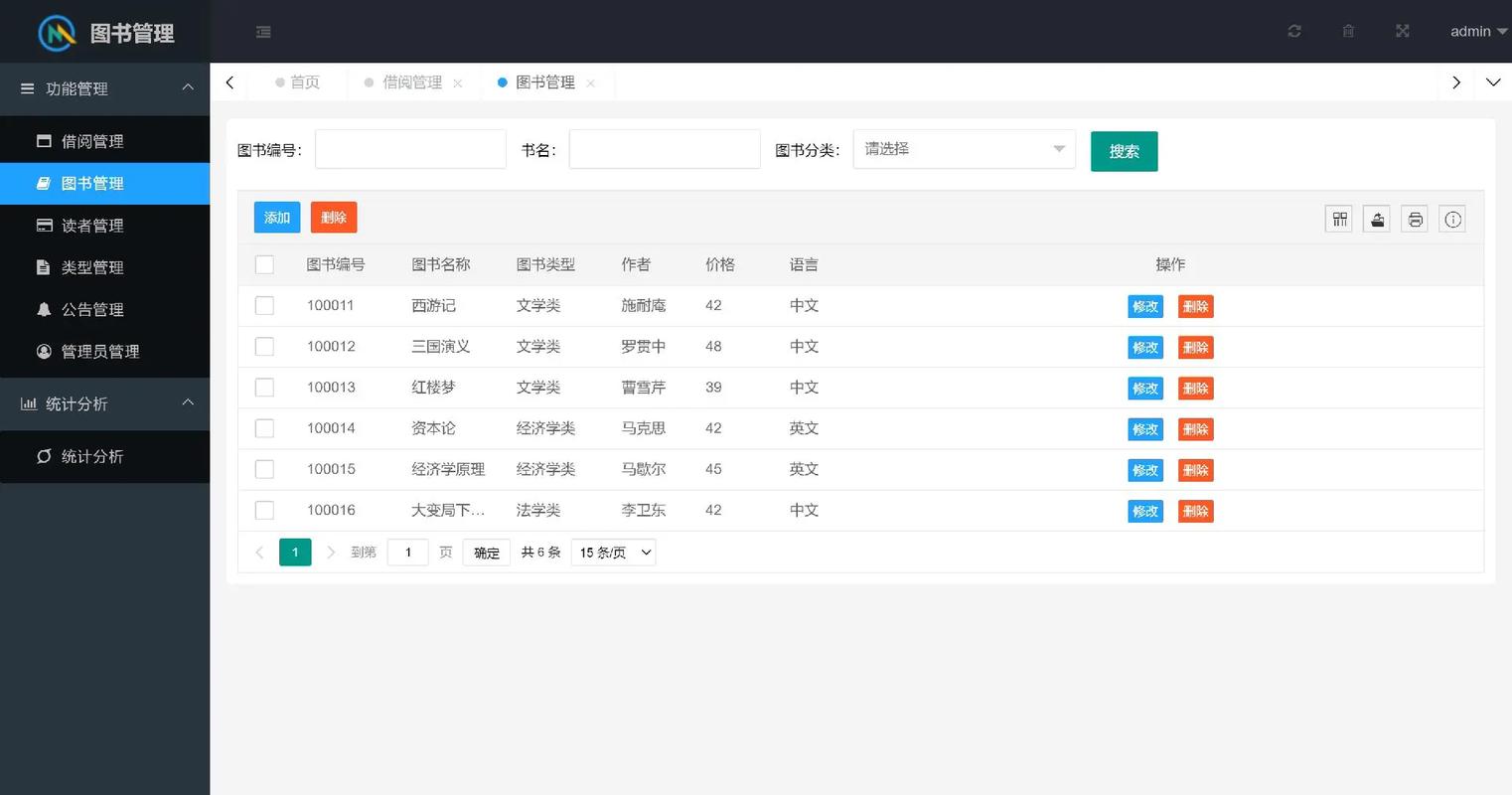 基于SSM與Layui的圖書管理系統設計與實現
